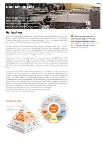 Vorschaubild Mondi
 Nachhaltigkeitsbericht 2013