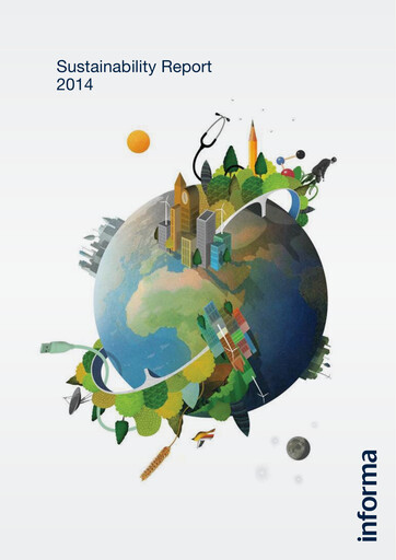 Thumbnail Informa plc Sustainability Report 2014