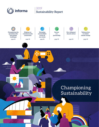 Thumbnail Informa plc Sustainability Report 2019