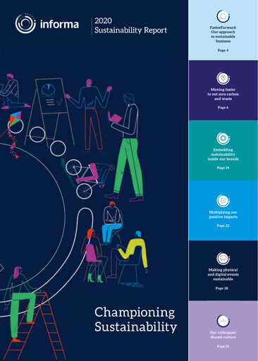 Thumbnail Informa plc Sustainability Report 2020