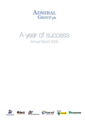 Thumbnail Admiral Group Annual Report 2005