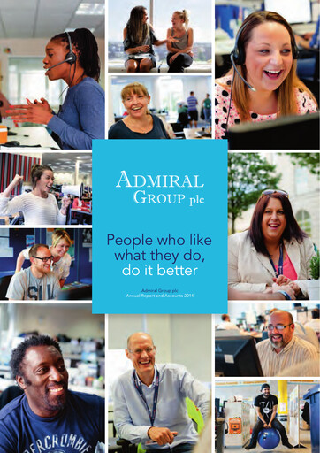 Thumbnail Admiral Group Annual Report 2014