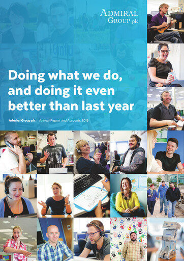 Thumbnail Admiral Group Annual Report 2015