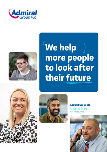 Thumbnail Admiral Group Annual Report 2021