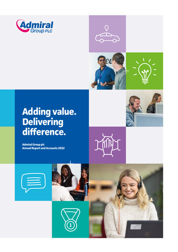 Thumbnail Admiral Group Annual Report 2022