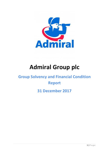 Thumbnail Admiral Group Financial Statement 2017