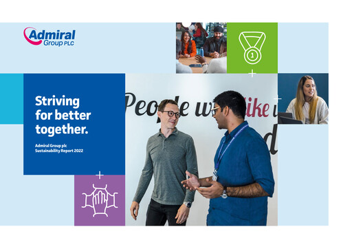 Thumbnail Admiral Group Sustainability Report 2022