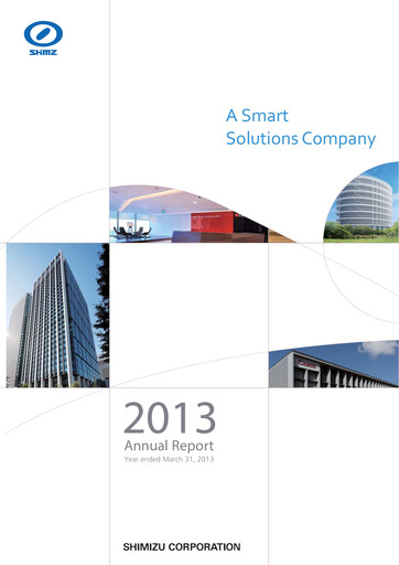 Thumbnail Shimizu Corporation Annual Report 2013
