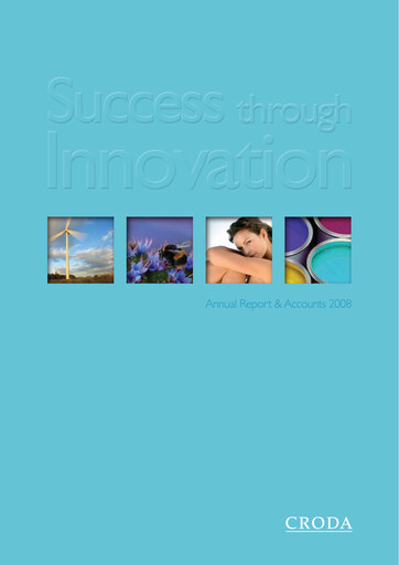 Thumbnail Croda International Annual Report 2008