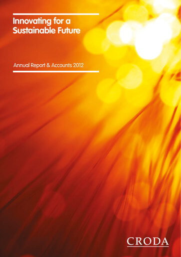 Thumbnail Croda International Annual Report 2012