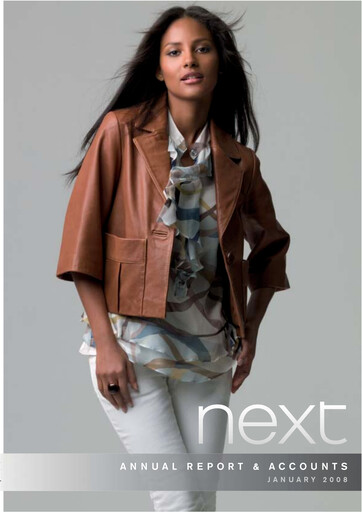 Thumbnail Next plc
 Annual Report 2007-2008