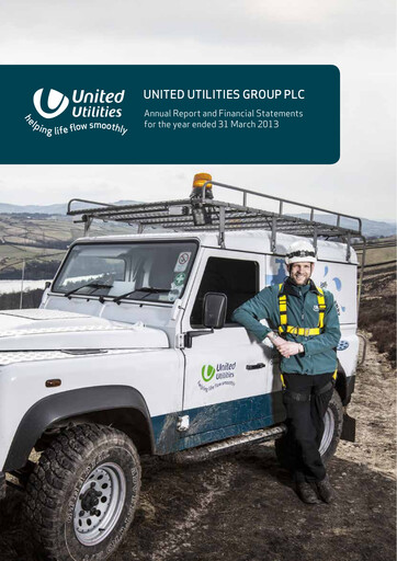 Thumbnail United Utilities Annual Report 2012-2013