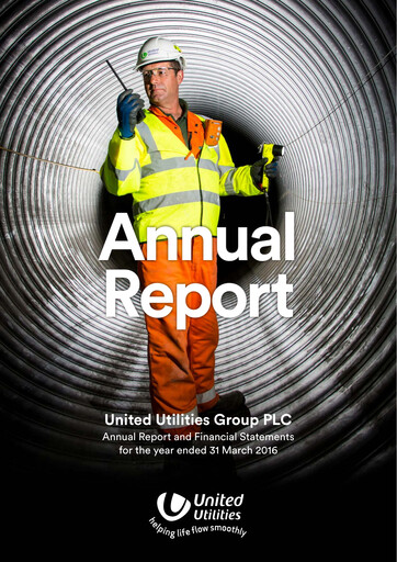 Thumbnail United Utilities Annual Report 2015-2016