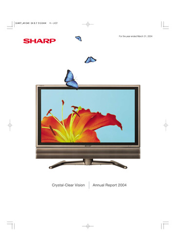 Miniature Sharp Corporation Rapport annuel 2004