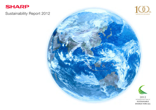 Thumbnail Sharp Corporation Sustainability Report 2012