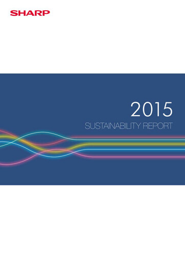Thumbnail Sharp Corporation Sustainability Report 2015