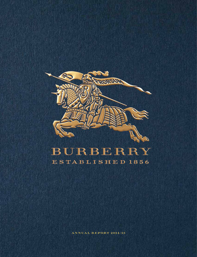 Miniature Burberry Rapport annuel 2014-2015