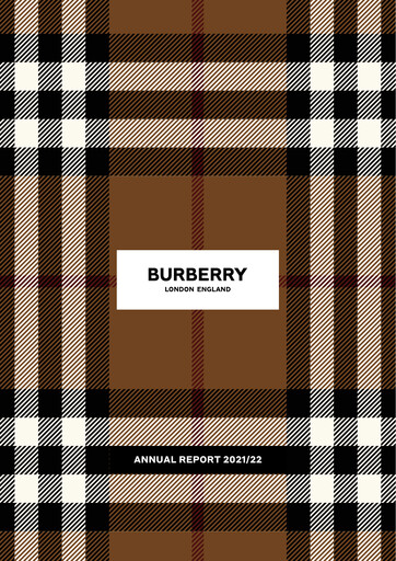 Miniature Burberry Rapport annuel 2021-2022