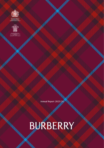 Miniature Burberry Rapport annuel 2023-2024