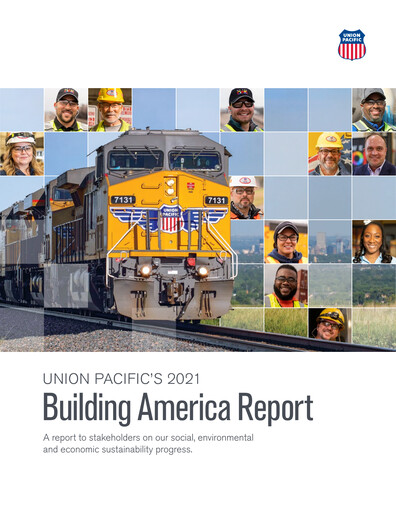 Thumbnail Union Pacific Corporation Sustainability Report 2021