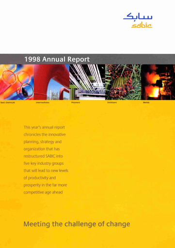 Thumbnail SABIC Annual Report 1998