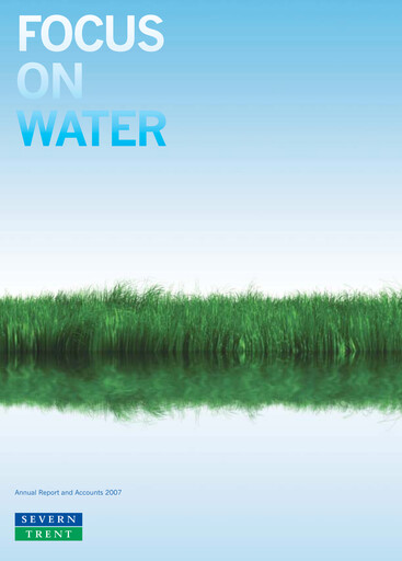 Thumbnail Severn Trent Annual Report 2007