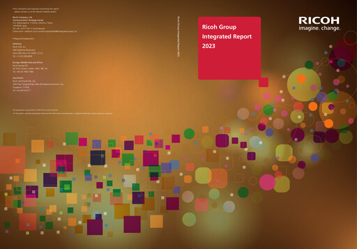 Thumbnail Ricoh Company Annual Report 2023