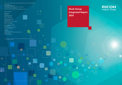 Miniature Ricoh Company Rapport annuel 2025