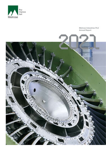 Thumbnail Melrose Industries Annual Report 2021