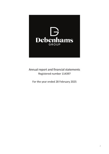 Thumbnail Boohoo Group Annual Report 2025