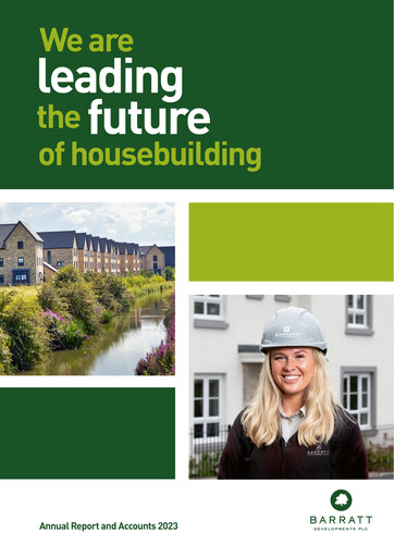 Thumbnail Barratt Redrow Annual Report 2023