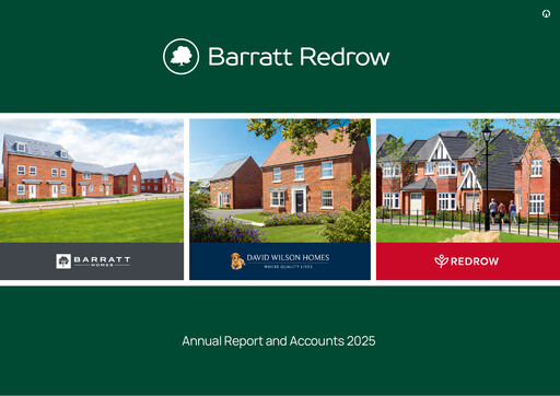 Thumbnail Barratt Redrow Annual Report 2025
