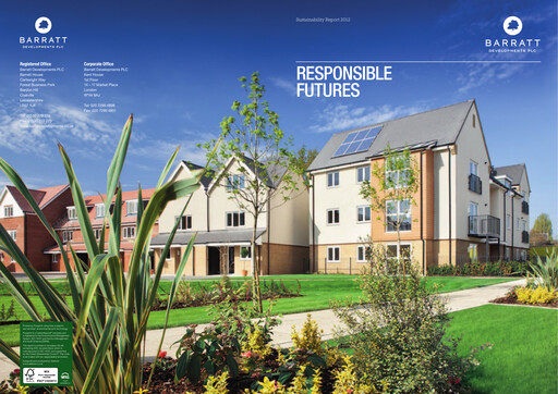 Thumbnail Barratt Redrow Sustainability Report 2012