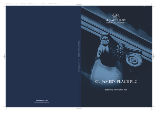 Thumbnail St. James's Place Annual Report 2008