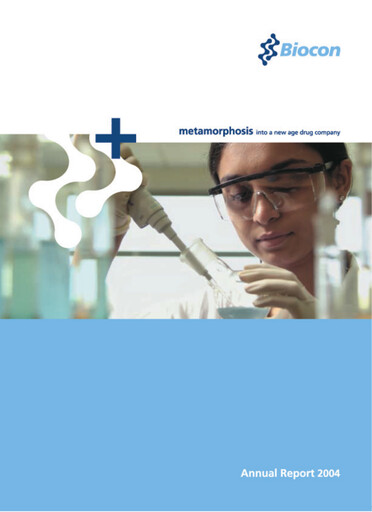 Thumbnail Biocon Annual Report 2004