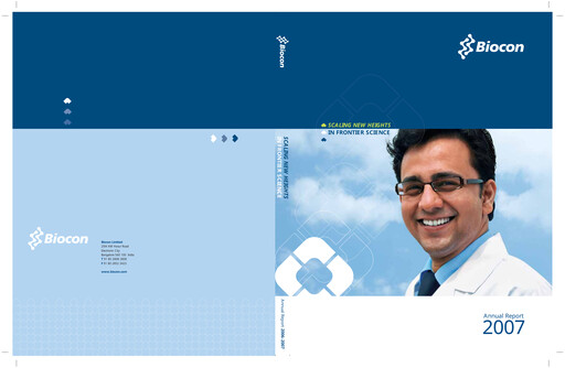 Thumbnail Biocon Annual Report 2007