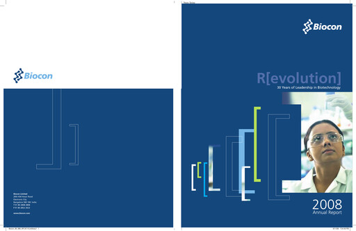 Thumbnail Biocon Annual Report 2008