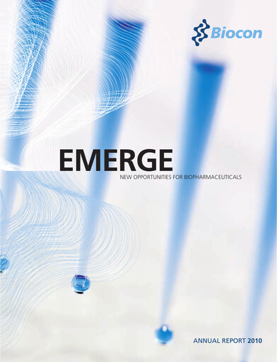 Thumbnail Biocon Annual Report 2010