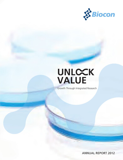 Thumbnail Biocon Annual Report 2012