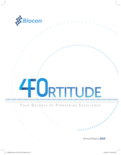 Thumbnail Biocon Annual Report 2019
