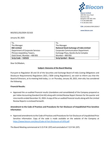 Thumbnail Biocon Quarterly Report 2024-q3