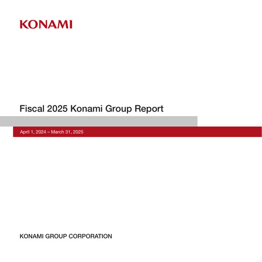 Thumbnail Konami Holdings Annual Report fy2025