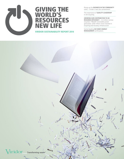 Thumbnail Pennon Group Sustainability Report 2014