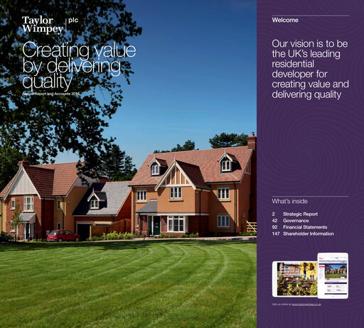 Thumbnail Taylor Wimpey Annual Report 2015