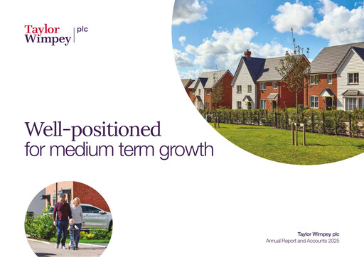 Thumbnail Taylor Wimpey Annual Report 2025