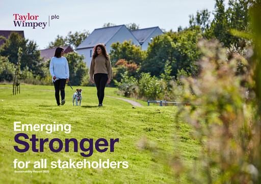Thumbnail Taylor Wimpey Sustainability Report 2020