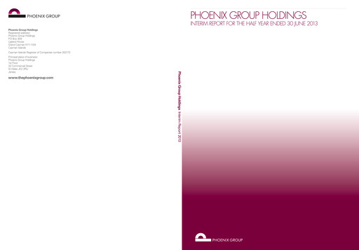 Miniature Phoenix Group Rapport semestriel 2013-h1