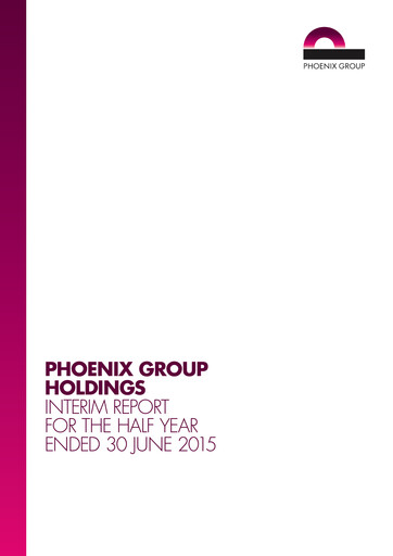 Miniature Phoenix Group Rapport semestriel 2015-h1