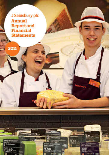 Thumbnail Sainsbury's
 Annual Report 2011
