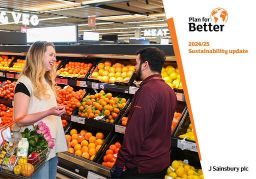 Thumbnail Sainsbury's
 Sustainability Report 2024-2025